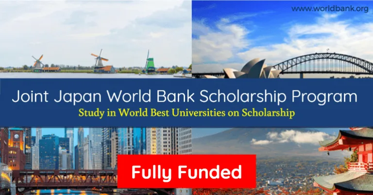 Joint Japan/World Bank Graduate Scholarship Program