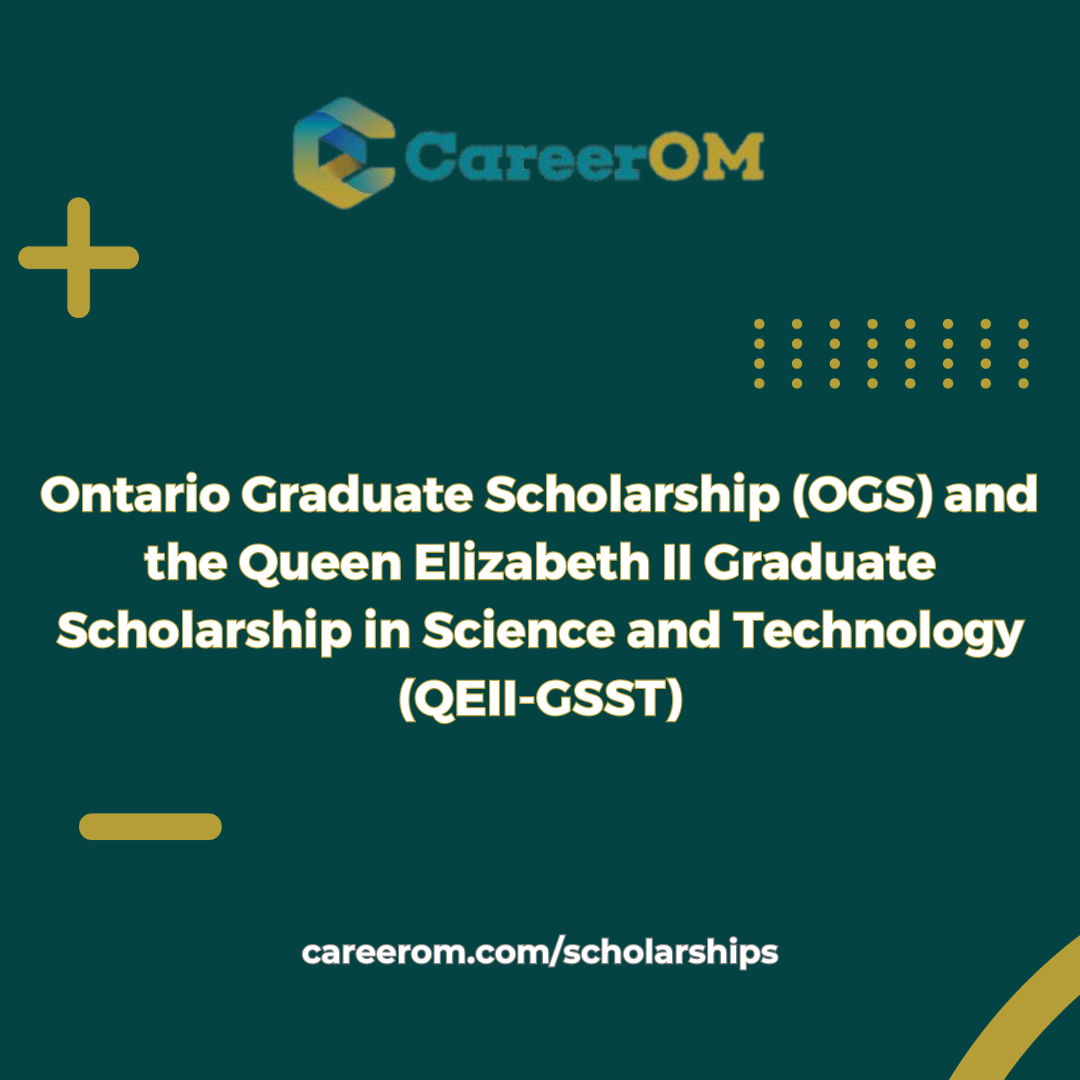 Ontario Graduate Scholarship