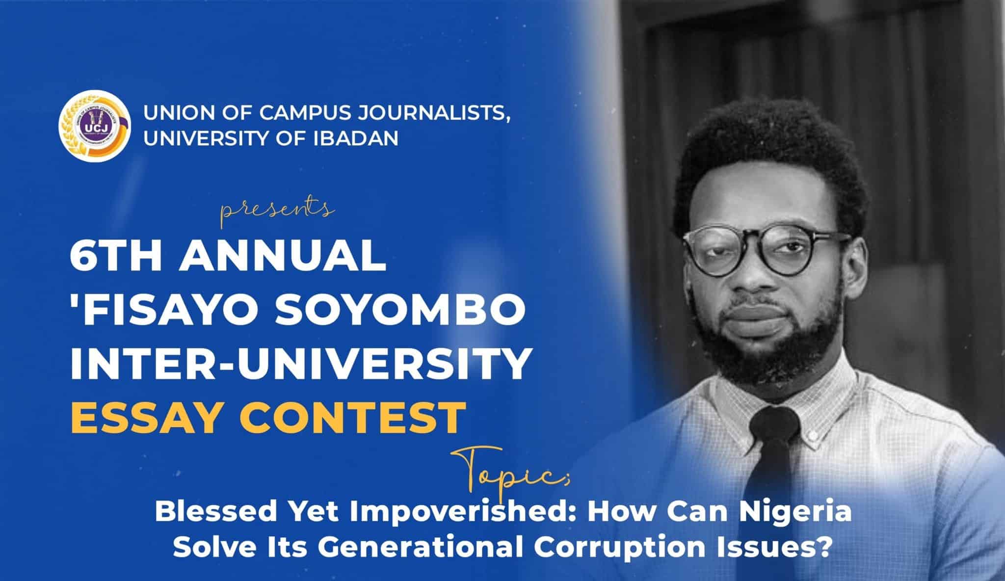 Fisayo Soyombo Essay Contest 2024 CareerOM