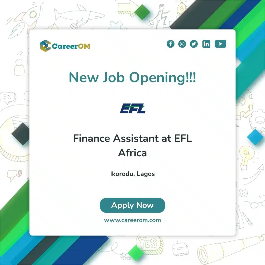 Finance Assistant at EFL Africa