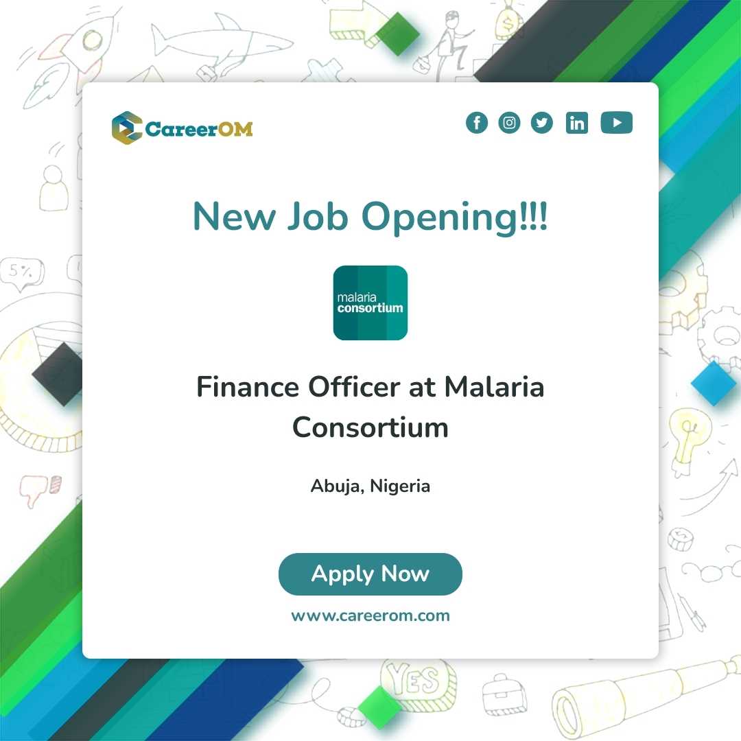 Finance Officer at Malaria Consortium