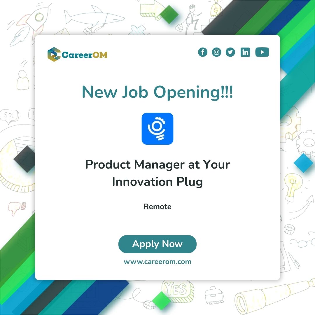 Product Manager at Your Innovation Plug