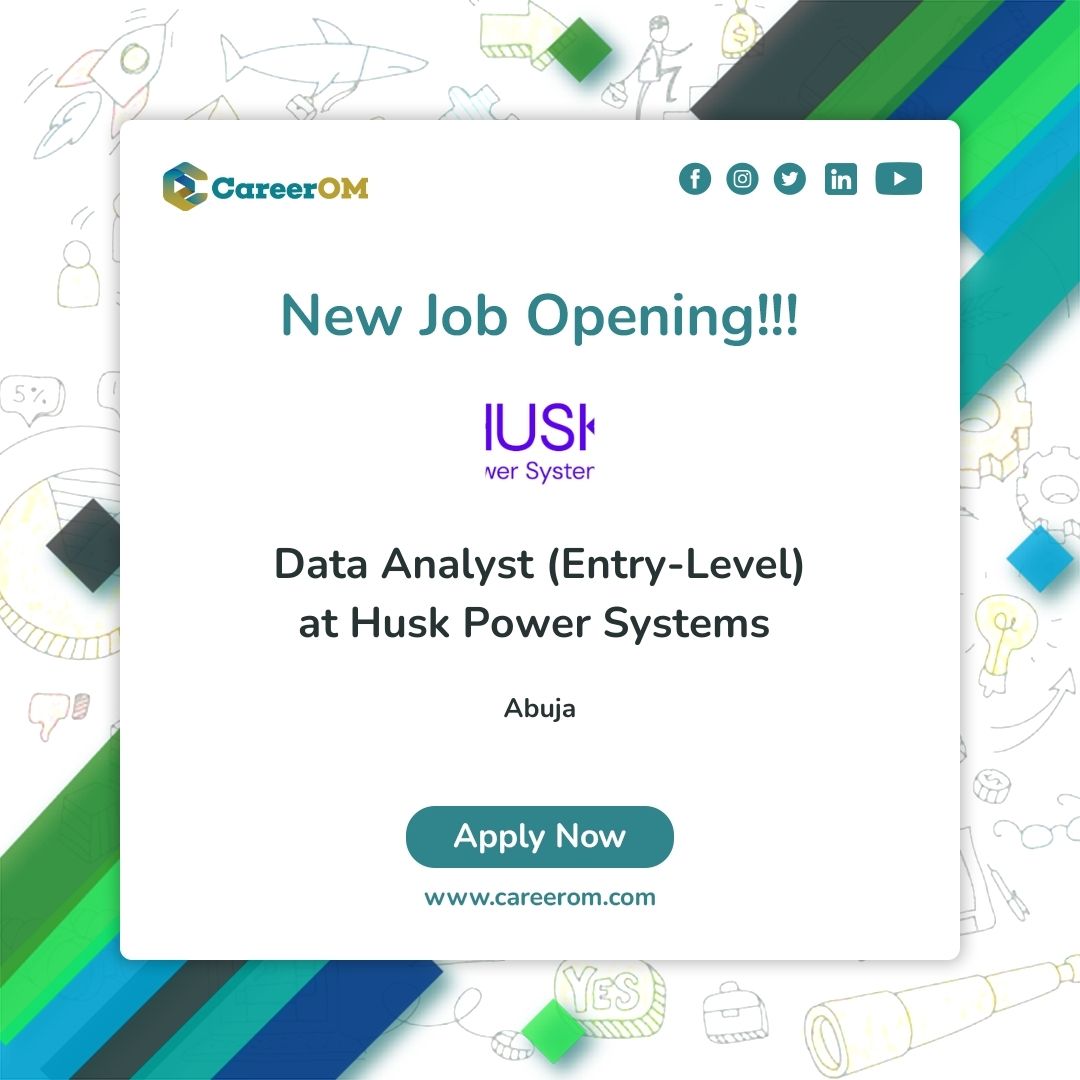 Data Analyst at Husk Power Systems