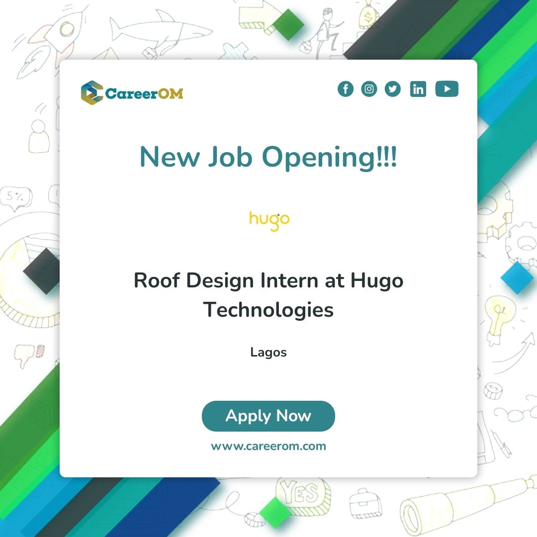 Roof Design Intern at Hugo Technologies