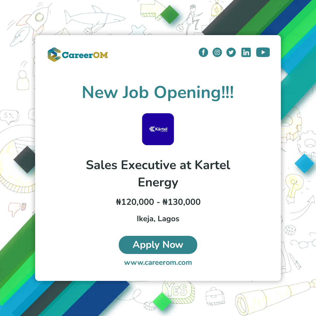 Sales Executive at Kartel Energy