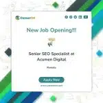 Senior SEO Specialist at Acumen Digital